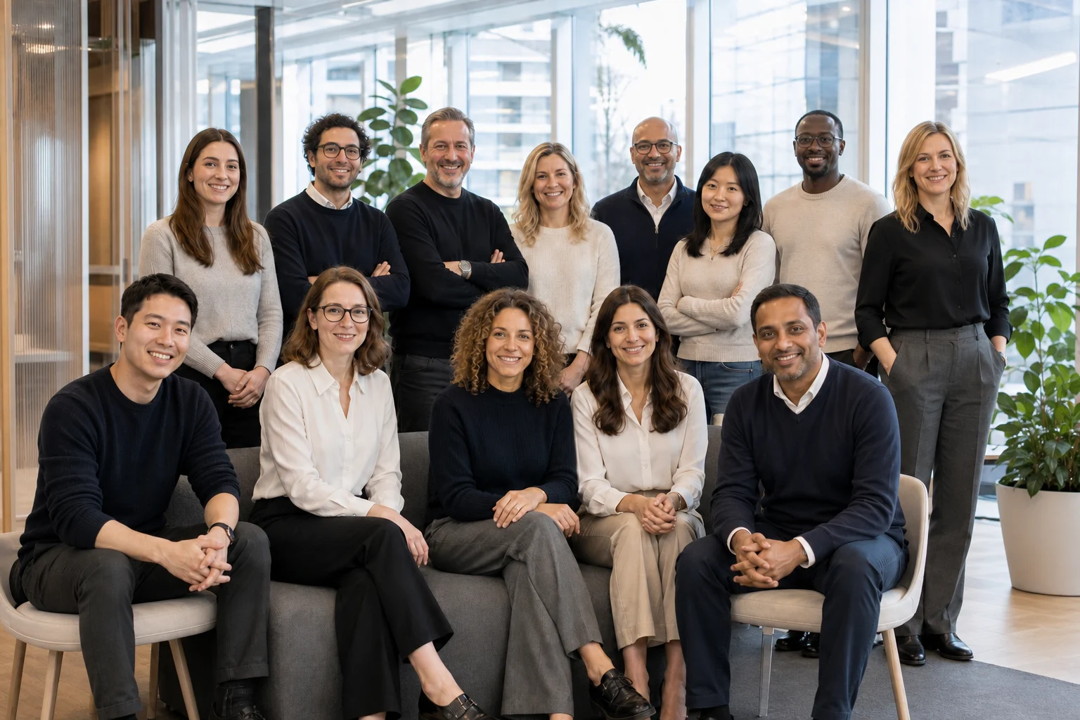 A diverse team of executive search and recruitment specialists